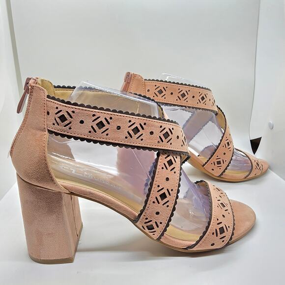 CL by Laundry‎ Block Heels-Blush-Women's 9 - Picture 5 of 8